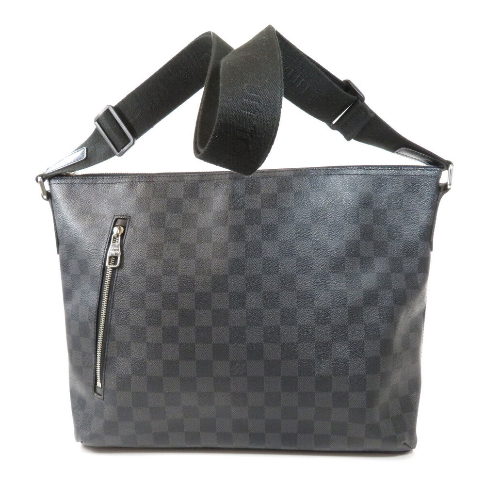 Louis Vuitton Bag Canvas Shoulder Mick Black Damier Graphite